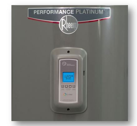 Rheem recalled water heater panel